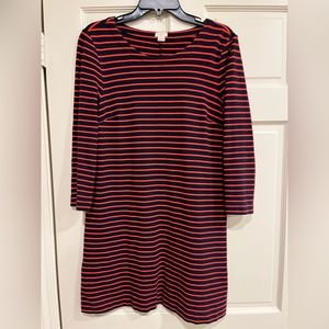 J Crew Longsleeve Striped Dress Size Small